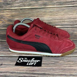 Puma Shoes | Puma Roma Suede Men's Red Casual Shoes | Color: Black/Red | Size: 8.5 | Thesneakerloft's Closet